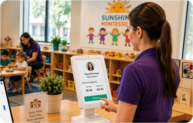 Childcare and Schools using MyTimeBooth