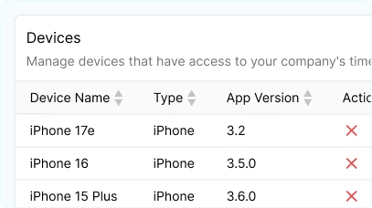 Device tracking preview