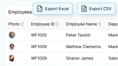 Employee management preview