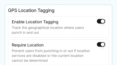 GPS location tracking preview