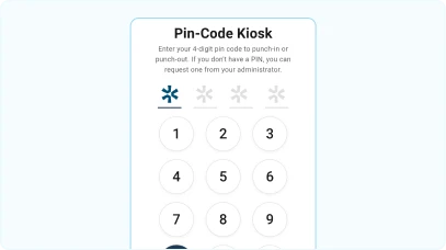 PIN check-in preview