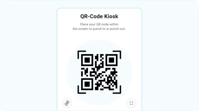 QR code check-in preview